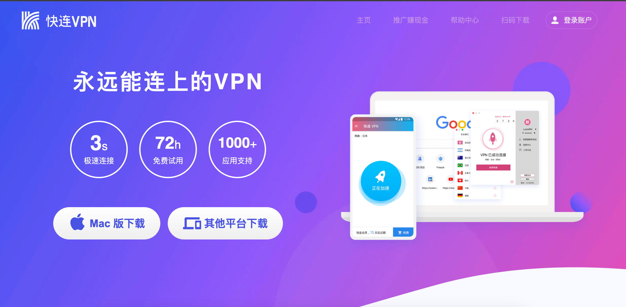 快连VPN加速器怎么样？2024年最新翻墙测评